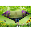 Outdoor Camping Mosquito-Proof Shade Hammock Parachute Cloth Printed Mosquito Net Hammock, Size: 275X145cm(Maple Leaf)
