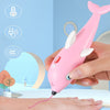 3D Printing Pen Three-Dimensional Painting Graffiti Brush(Pink )