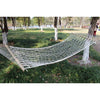 Outdoor Mesh Hammock Cotton Thread Solid Wood Stick Hammock Indoor Swing, Size: 200x80cm