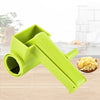 3 PCS Plastic Hand-Cranked Rotary Grater Chocolate Cheese Multi-Function Planer(Green)