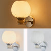 2031 Modern Bedside Wall Light LED Bedroom Personality Simple Wall Light Living Room Hallway Staircase, Power source:  12W White Light( Orange)