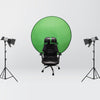 110cm EY-068 Green Background Cloth Folding ID Photo Green Screen Video Backdrop Board For E-Sports Chair