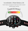 L5 IP68 Waterproof Smart Watch Men Smart Bluetooth Watch, Support Call Reminder/Heart Rate Monitoring/Pedometer(Green)