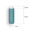600ml Silicone Folding Cup Outdoor Sports Kettle Telescopic Cup(Eucalyptus Green)