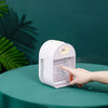SQ30 Portable Humidifying Air Conditioning Fan USB Household Mini Air Cooler(Green)