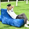 BB1803 Foldable Portable Inflatable Sofa Single Outdoor Inflatable Seat, Size: 70 x 60 x 55cm(Black)