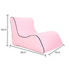 BB1803 Foldable Portable Inflatable Sofa Single Outdoor Inflatable Seat, Size: 90 x 70 x 65cm(Pink)