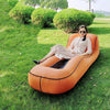 BB1840 Inflatable Bed Lazy Outdoor Folding Portable Inflatable Sofa Size:, Length: 190x72x50cm(Gray)