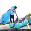 BB1832 Outdoor Portable Inflatable Bed Foldable Beach Air Sofa, Size: Small: 120x60x25cm(Wine Red)