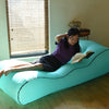 BB1832 Outdoor Portable Inflatable Bed Foldable Beach Air Sofa, Size: Small: 120x60x25cm(Sky Blue)