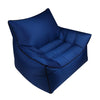 BB1806 Outdoor Portable Inflatable Bed Folding Beach Air Sofa, Length: Small: 60x70x60cm(Navy)