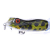 HENGJIA PE021 9.5cm/11g Frog Water Tartr Wood Bait Road Sub-Propeller Fish Bait(1)