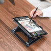Xiaotian P8 Tablet Desktop Bracket Folding Portable Painting Board Bracket(Deep-sky Gray)