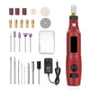 Mini Electrical Engraving Pen Cutting And Polishing Electrical Grinder Tool Set, US Plug(Red)
