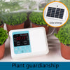 G89456 Solar Intelligent Voice Timing Automatic Flower Watering Device Lazy Plant Dripper, Specification: Double Pump 15 Sets 10M Tube(White)