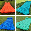 Outdoor Camping Moisture-proof Sleeping Camping Pad Foot Step Automatic Inflatable Portable TPU Mattress Inflatable Pad(Orange )