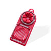 6 PCS Multifunctional Egg Cutter Kitchen Tool Stainless Steel Fancy Egg Cutter(Red Wine)