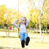 Indoor And Outdoor Children Fitness EVA Soft Board Swing With Chain,Random Color Delivery