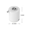 021121 Mini Portable Outdoor Air Pump, Specification: Without Light Model(White)
