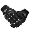 BSDDP RH-A010 Motorcycle Riding Gloves Anti-Slip Wear-resisting Outdoor Gloves, Size: M(Black)