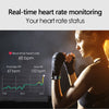 Smart Watch Heart Rate Monitor IP68 Waterproof Fitness Tracker Blood Pressure GPS Bluetooth for Android IOS women men(Black)