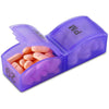 One Month Use 31-Compartment Plastic Colorful Pill Box Family Independent Pill Storage Box(20.5x10.3x7cm)