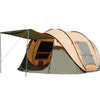 Hewolf 1766 Outdoor Automatic Windproof Quick-Opening Tent Camping Sunscreen Tent For 4-5 People (Army Green)