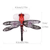 QT01 7cm / 6g Flying Fishing Bait Long Hook Bionic Dragonfly Bait(E (Red))