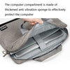 Baona BN-I010 Multifunctional Portable Laptop Bag Waterproof And Wear-Resistant Computer Bag, Size: 15.6 inch(Grey)
