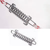 8 PCS Tent Spring Wind Rope Buckle Outdoor Camping High-Strength Steel Rope Buckle Awning Fixed Buckle