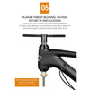 WEST BIKING Bicycle Headset Installation Removal Tools Bike Bottom Bracket Bearing Press Tool Bicycle Repair Tools(Black)