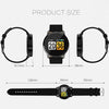 Q8 OLED Color Screen Fashion Smart Watch  IP67 Waterproof, Support Heart Rate Monitor / Blood Pressure Oxygen / Fitness Tracker(Gold steel strap)