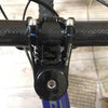 KRSEC CNC Ultra Light Short-Handed Mountain Bike Aluminum Alloy 50mm Riser, Colour: Full Black
