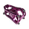KRSEC CNC Ultra Light Short-Handed Mountain Bike Aluminum Alloy 50mm Riser, Colour: Purple