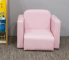 Childre Study Table and Chair Sofa Seat Combination Boy Girl Cute Baby Sofa Chair Children Dining Chair(Pink)
