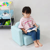 Childre Study Table and Chair Sofa Seat Combination Boy Girl Cute Baby Sofa Chair Children Dining Chair(Pink)