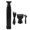 B7 2-in-1 USB Rechargeable Electric Shaver Back Shaver(Black)