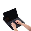 13 inch Leather Tablet Protective Case For Microsoft Surface Pro X, Color: Black + Power Bag
