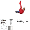 Kids Elastic Hammock Indoor Outdoor Swing, Size: 1x2.8m (Red)