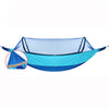 Outdoor Camping Anti-Mosquito Quick-Opening Hammock, Spec: Single Anti-rollover (Sky Blue)