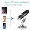 50X-1000X Wireless WIFI Connection LED Light Portable Digital Microscope, Specification: W05-B