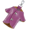Car Key Wallet Holder Genuine Leather Unisex Key Organizer Bag(Purple)