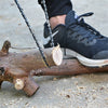 Outdoor Portable Hand-held Wire Saw Field Survival Manganese Steel Chain Saw Multifunctional Logging Saw(11 Teeth Orange)