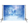 2.1m x 1.5m Frozen Party Setting Snow Photo Background Cloth