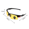 Night-Vision Glasses  Protective Gears Sunglasses Driving Glasses Anti Glare Night Vision Drivers Goggles(Yellow)