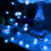 20 LEDs Solar Powered Pine Cone Outdoor Energy Saving Holiday Wedding Decoration String Light Garden Landscape Lamp(White Light)