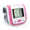 2 PCS Health Care Automatic Wrist Blood Pressure Monitor Digital LCD Wrist Cuff Blood Pressure Meter(Pink)