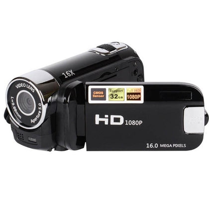 New 16X Digital Zoom HD 16 Million Pixel Home Travel DV Camera(Black)