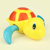 Cartoon Turtle Shape Clockwork Toy Babies Bathing Play Water Toy Children Educational Toy(Orange)