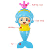 Mermaid Shape Clockwork Toy Children Play Water Bath Toys(Color Random Delivery)